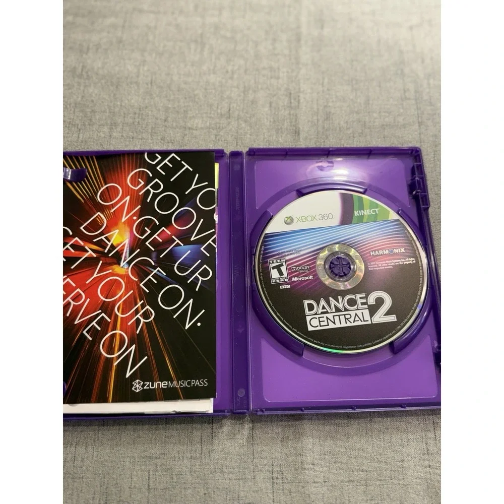 Dance Central 2 Microsoft‎ Xbox 360 Kinect 2011 With Manual Rated T